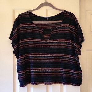 EUC American Eagle Striped Tee/Blouse